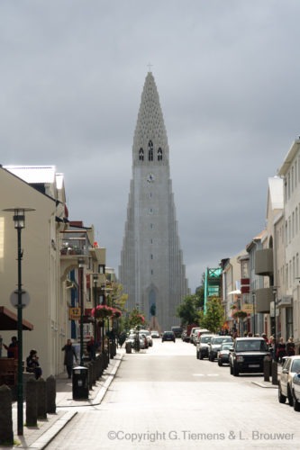 Reykjavik IJsland  Vakantie Reykjavik Reijkjavik Kerk IJsland Iceland Hoofdstad 