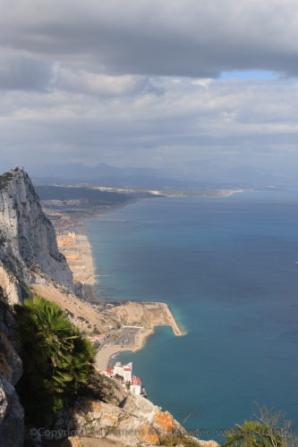 Gibraltar, in en rondom de rots Gibraltar  Uitzicht St michaels rots grot Gibraltar Europe point 