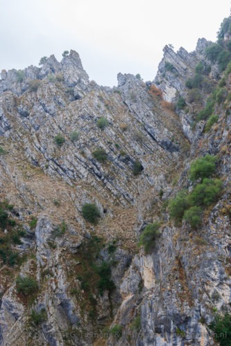 Andalusie, grotten in de buurt van Montejaque Spanje  Stuwmeer Spanje Karst Hundidero Cave grot Cueva de la Pileta Andalusie 